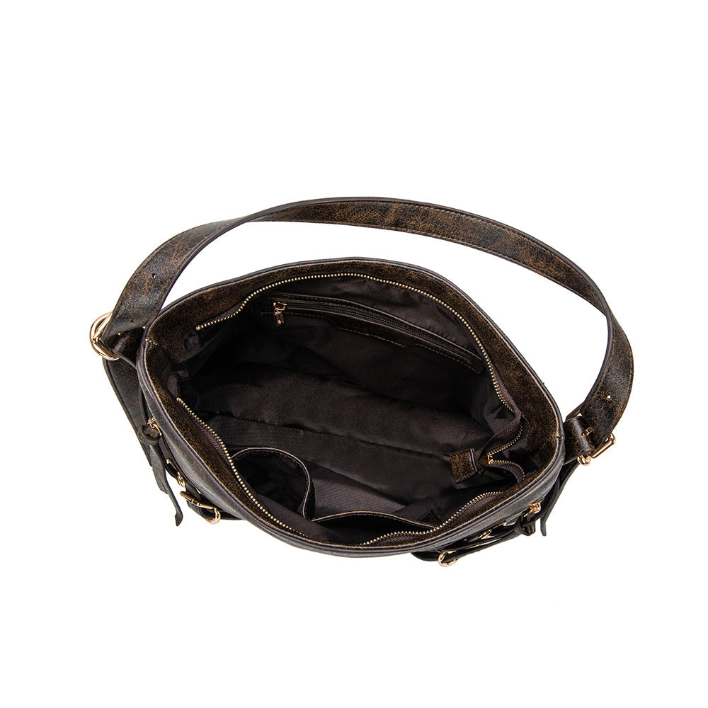 Sloane Buckle Shoulder Bag